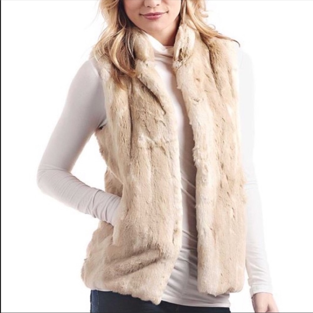 Faux fur vest
